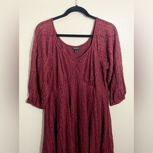 TORRID - Mini Lace Fit And Flare Dress - 1X
